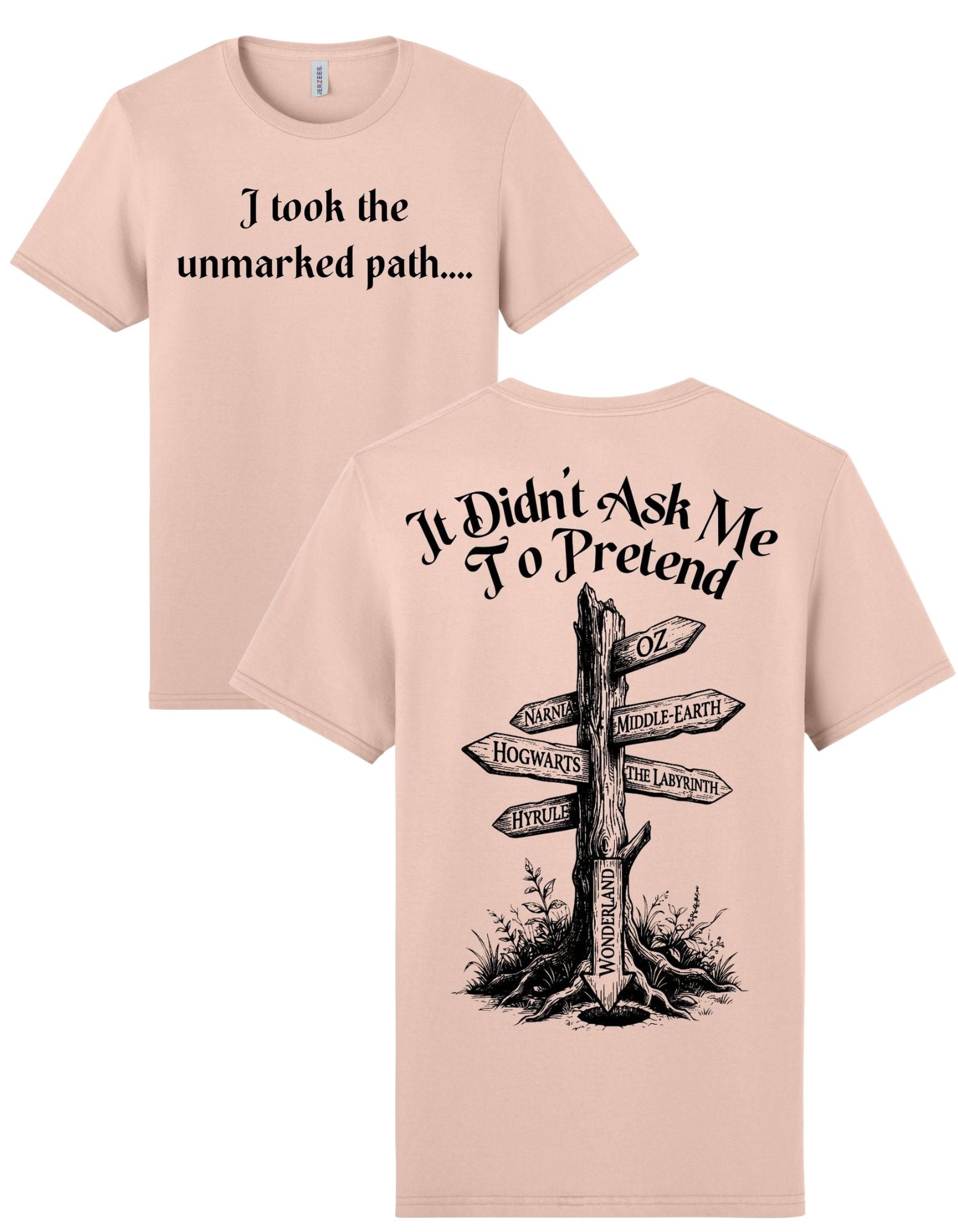 Unmarked Path Fantasy Tee