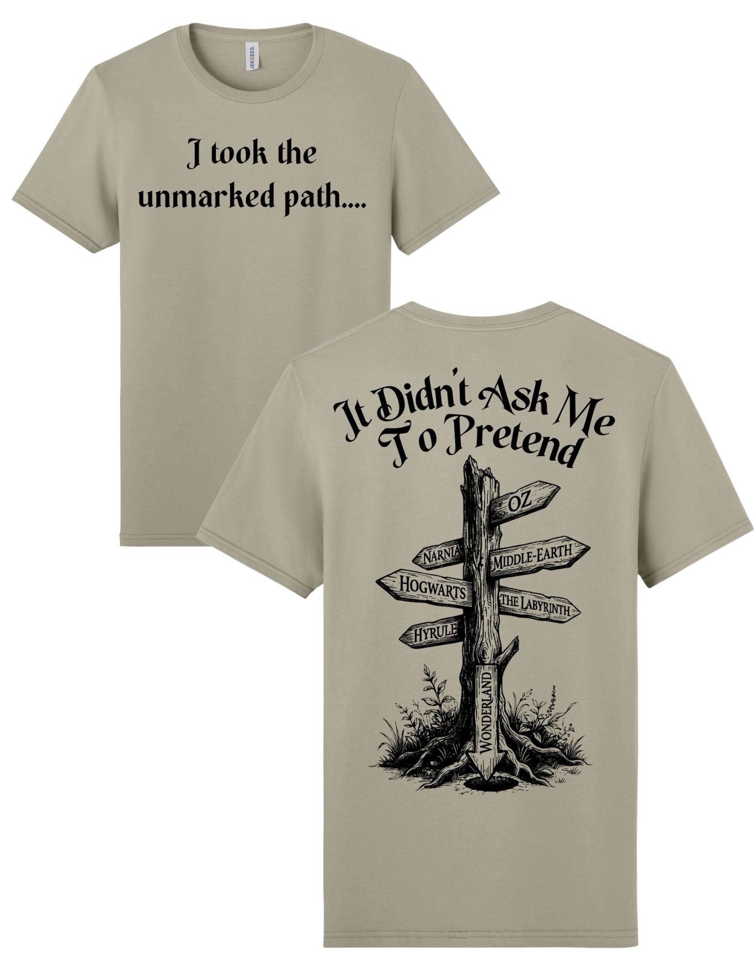 Unmarked Path Fantasy Tee