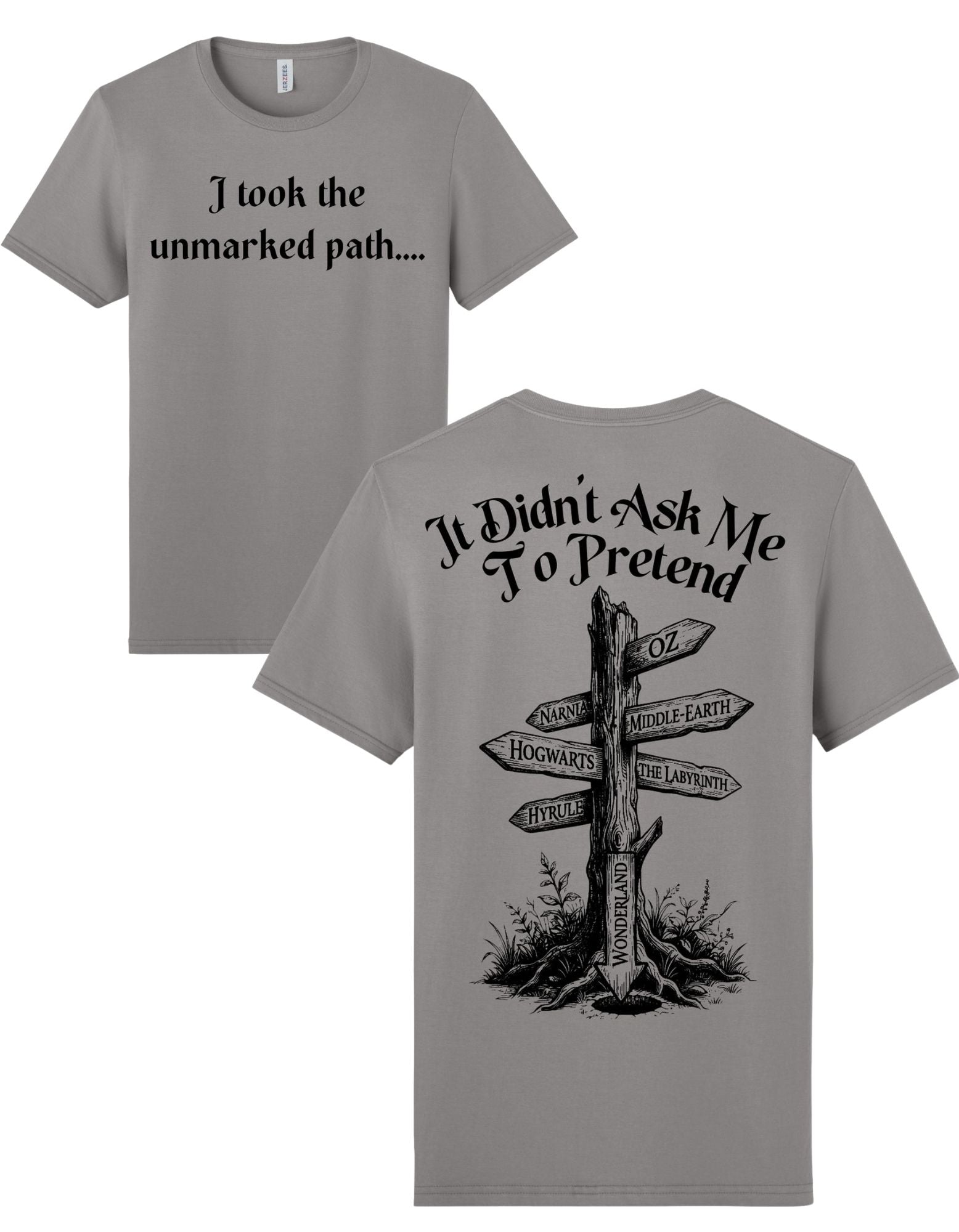 Unmarked Path Fantasy Tee